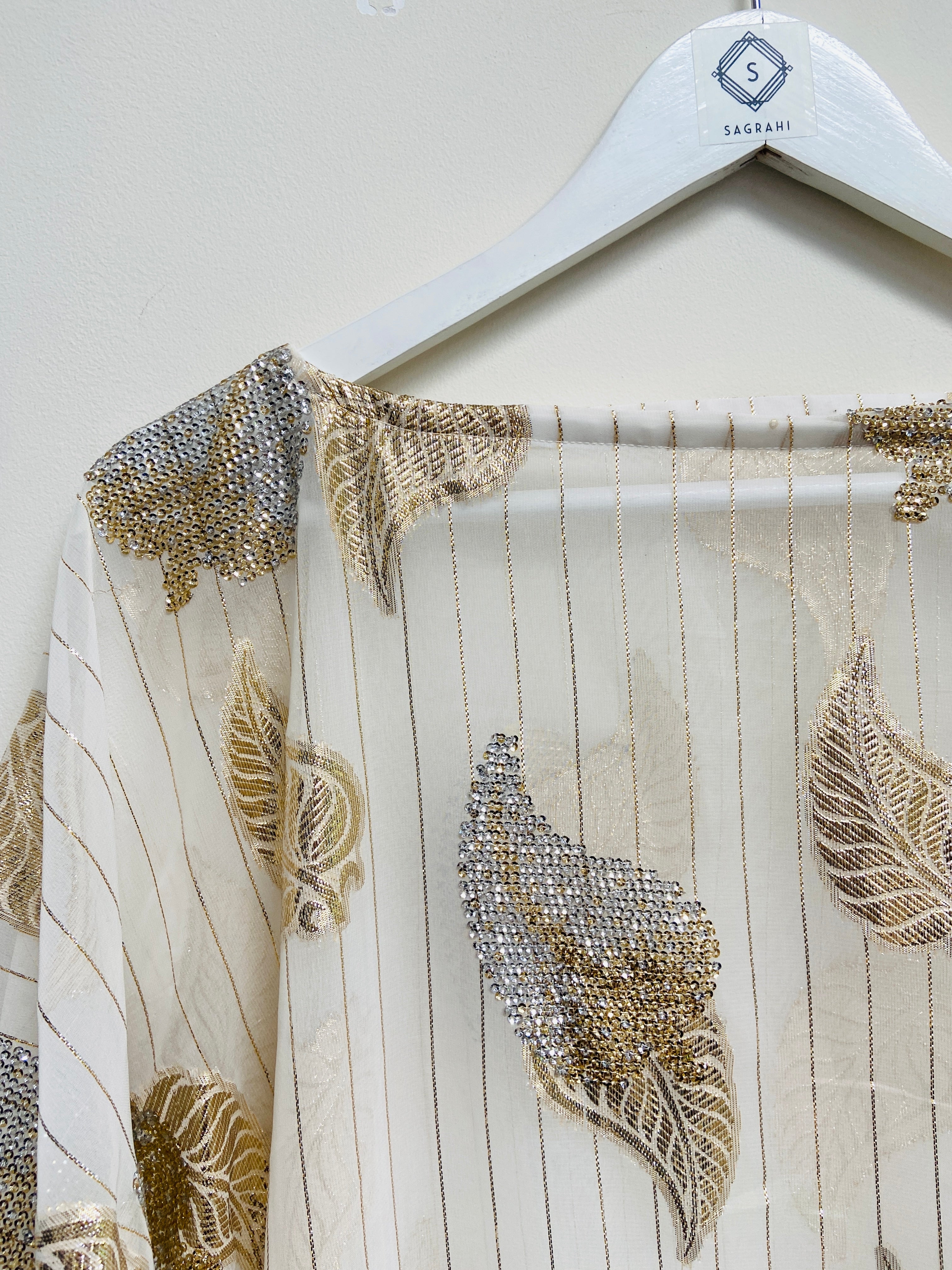 Silver and gold kaftan