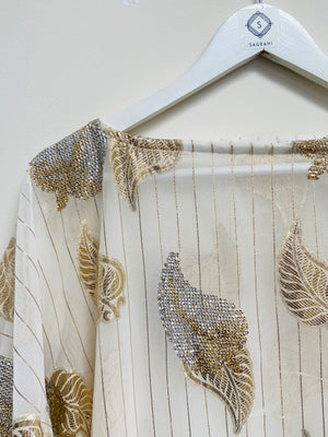 Silver and gold kaftan