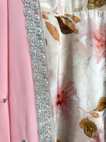 Asymmetric frill dress and suit set