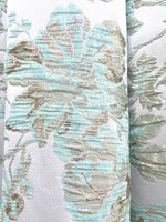 Mint green brocade lehenga skirt