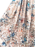 Champagne gold floral lehenga skirt