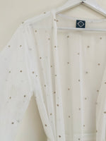 Black and white Kimono coverup