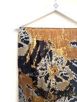 Silk marble black and gold dupatta