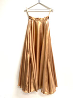 Liquid gold godet lehenga skirt