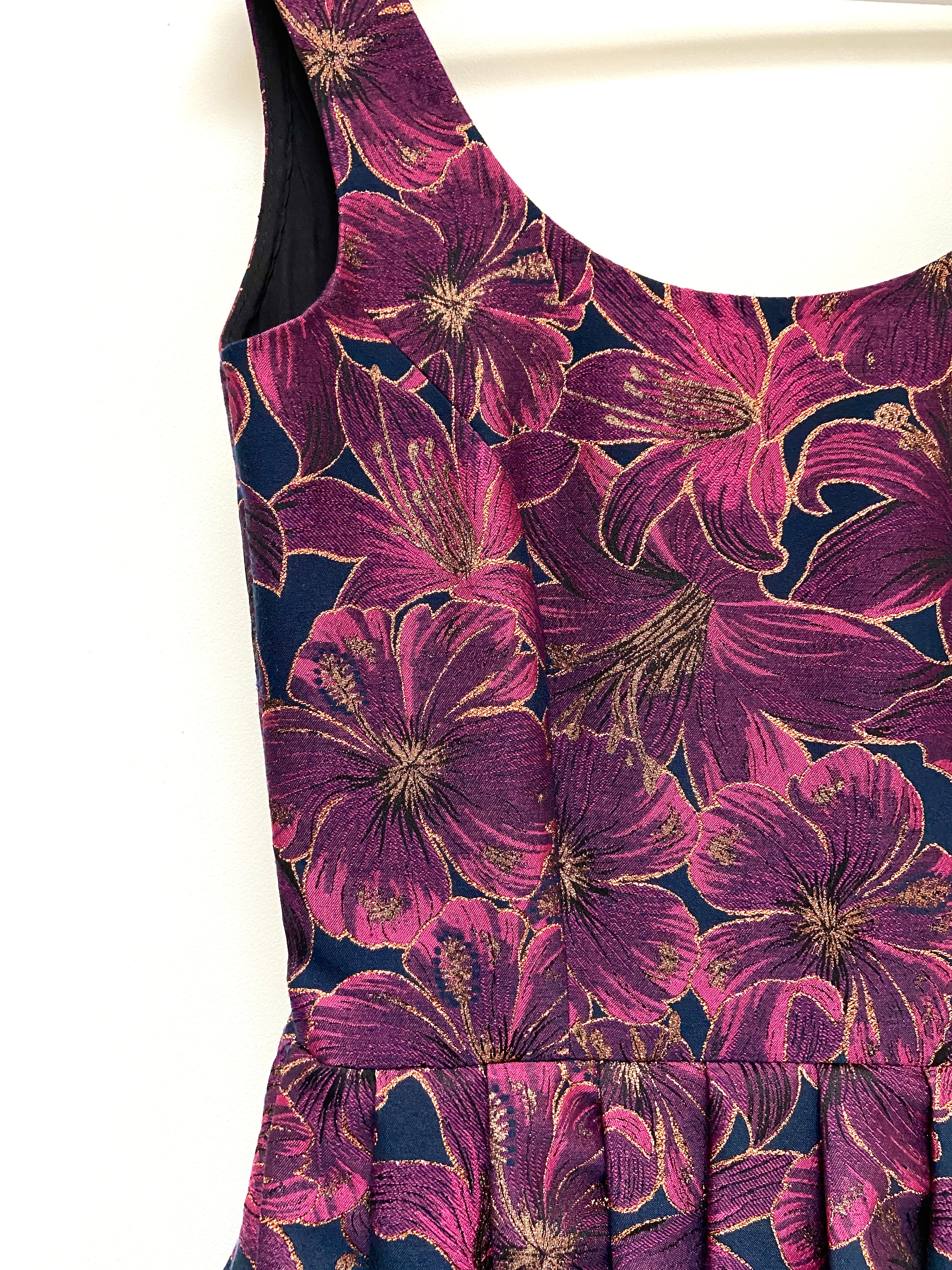 Floral jacquard midi dress - Sample sale