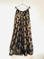 Black and Gold sequin detail lehenga skirt