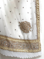 Sari boarder silver and gold kaftan