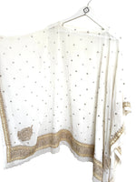 Sari boarder silver and gold kaftan