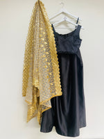 Gold sequin dupatta