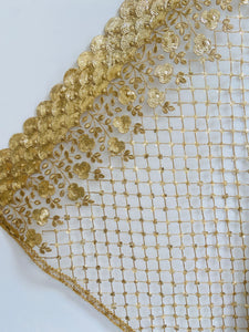 Gold sequin dupatta