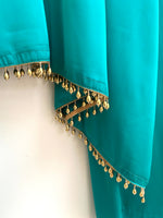 Kaftan, Trouser, Dupatta set - Elegant Emerald