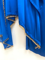 Kaftan, Trouser, Dupatta set - Luminous Blue