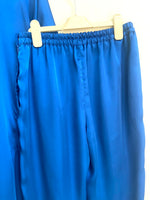 Kaftan, Trouser, Dupatta set - Luminous Blue