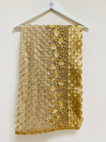 Gold sequin dupatta