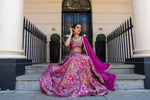 Magenta Lehenga set