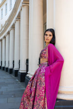 Magenta Lehenga set