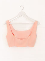 Peach Crop Top