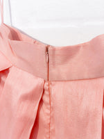 Peach Box Pleat Skirt