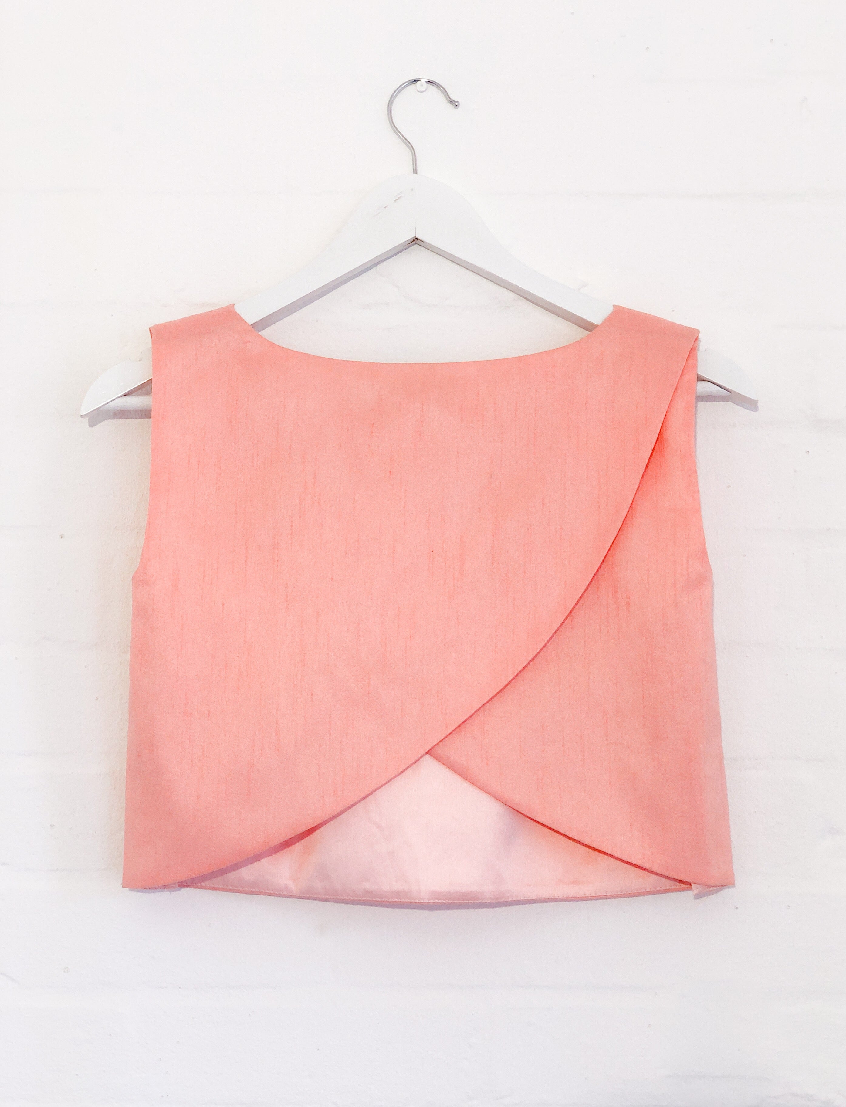 Peach Cross Over Top