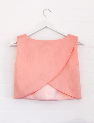 Peach Cross Over Top