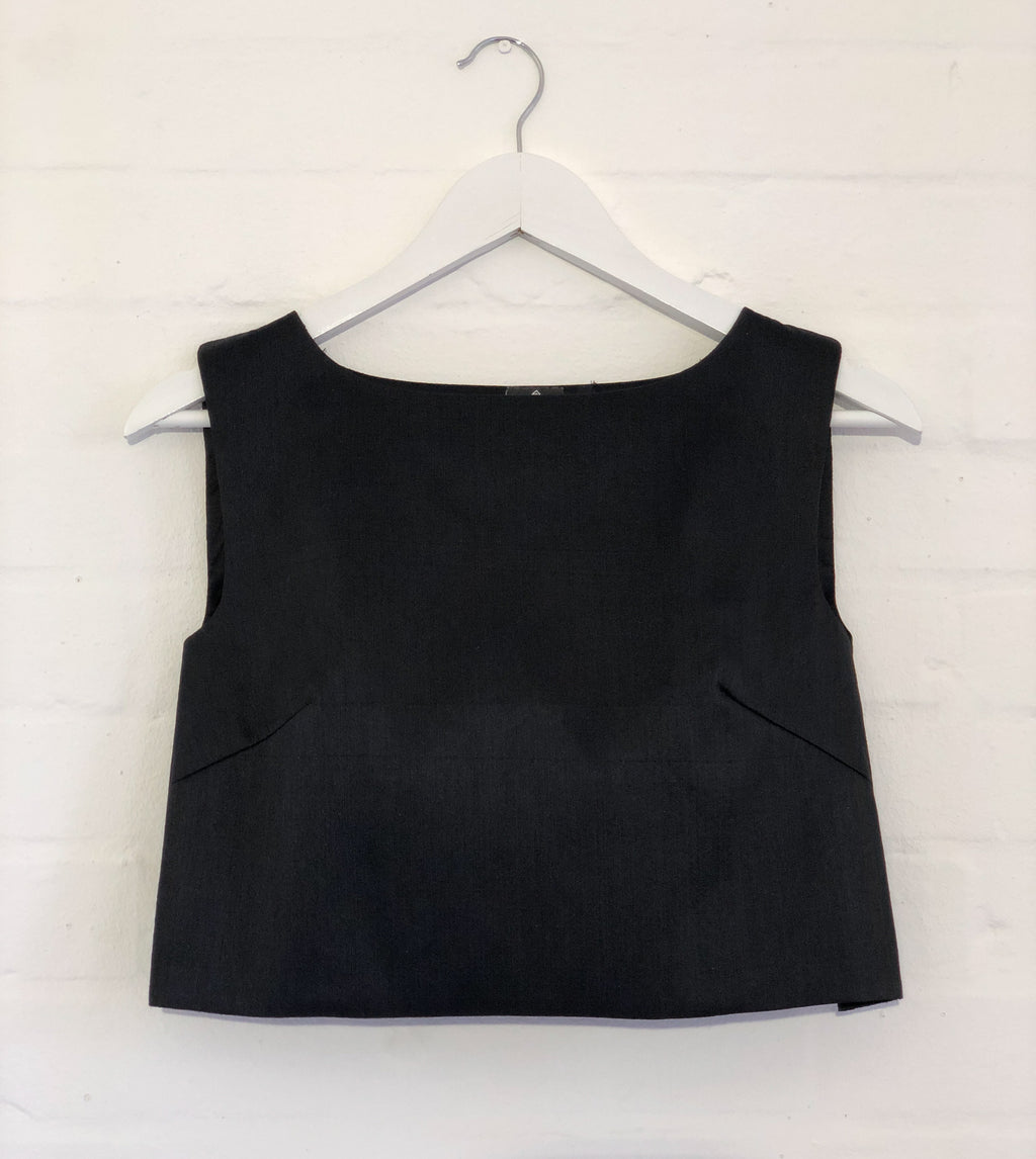 Black Cross Over Top