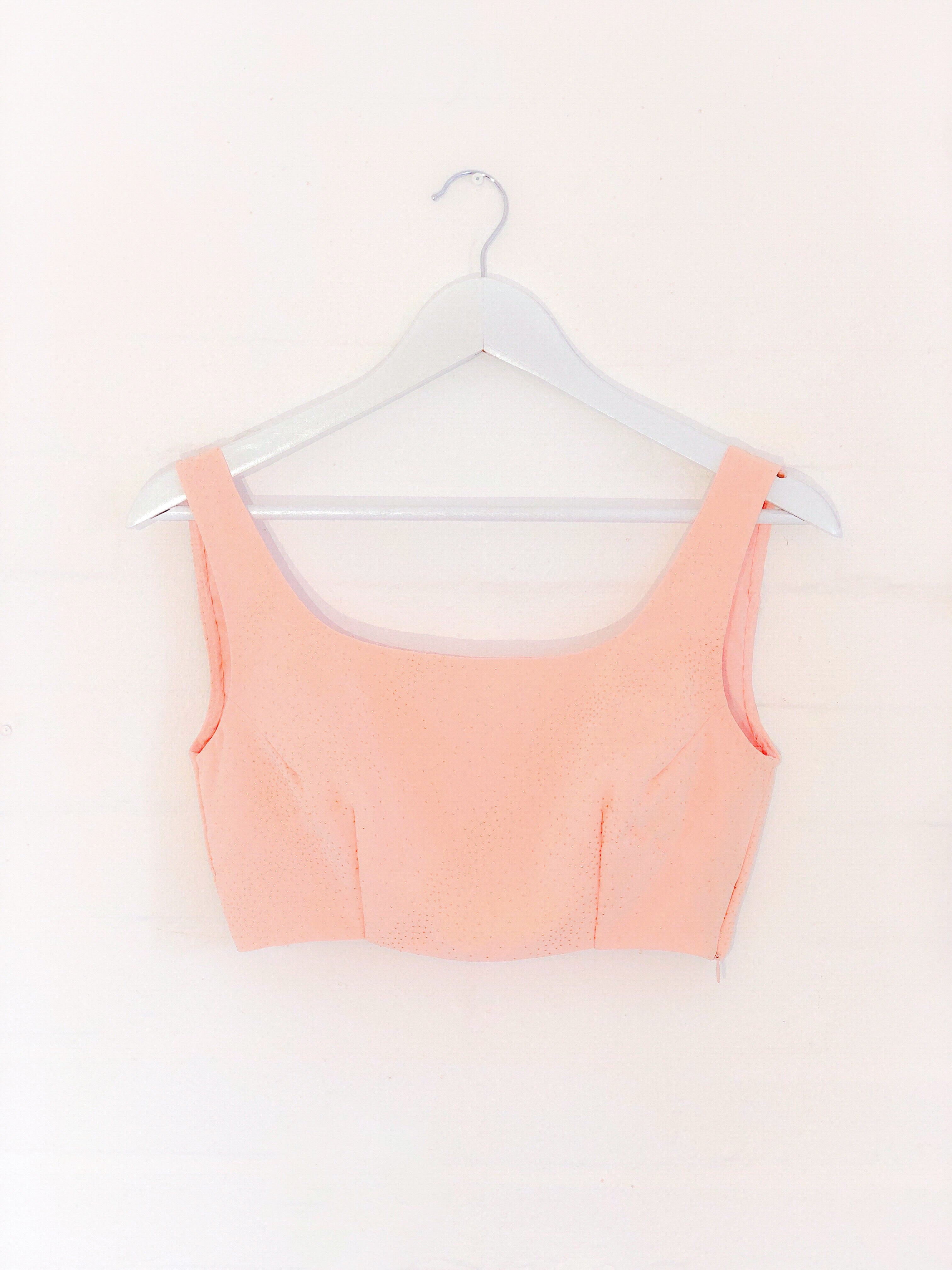 Peach Crop Top