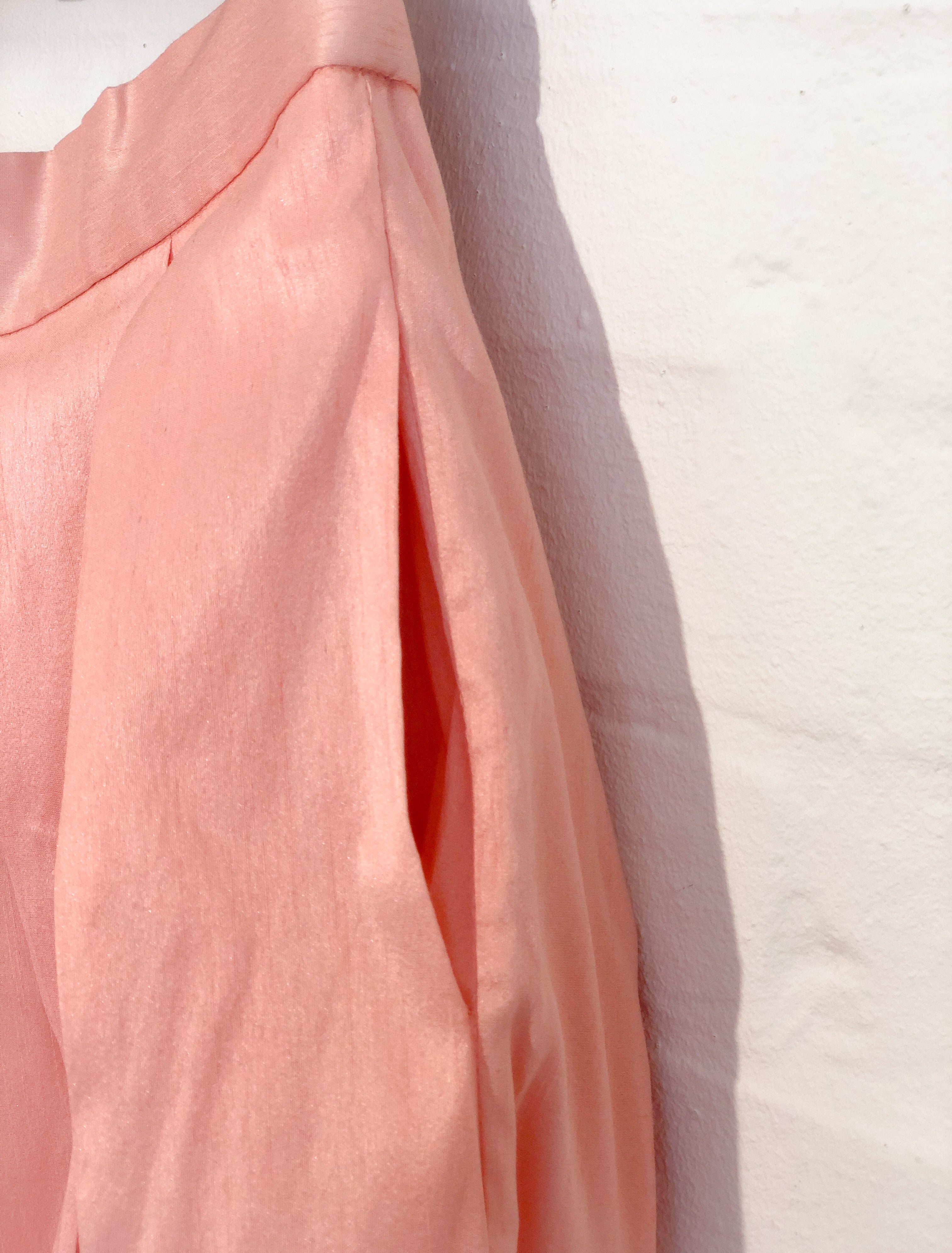 Peach Box Pleat Skirt