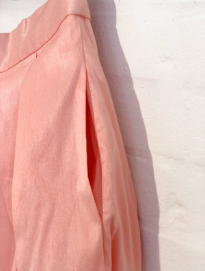 Peach Box Pleat Skirt