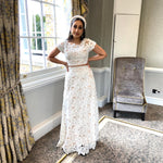 Lace top and skirt lehenga - Sample sale