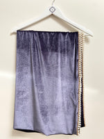 Beaded velvet shawl