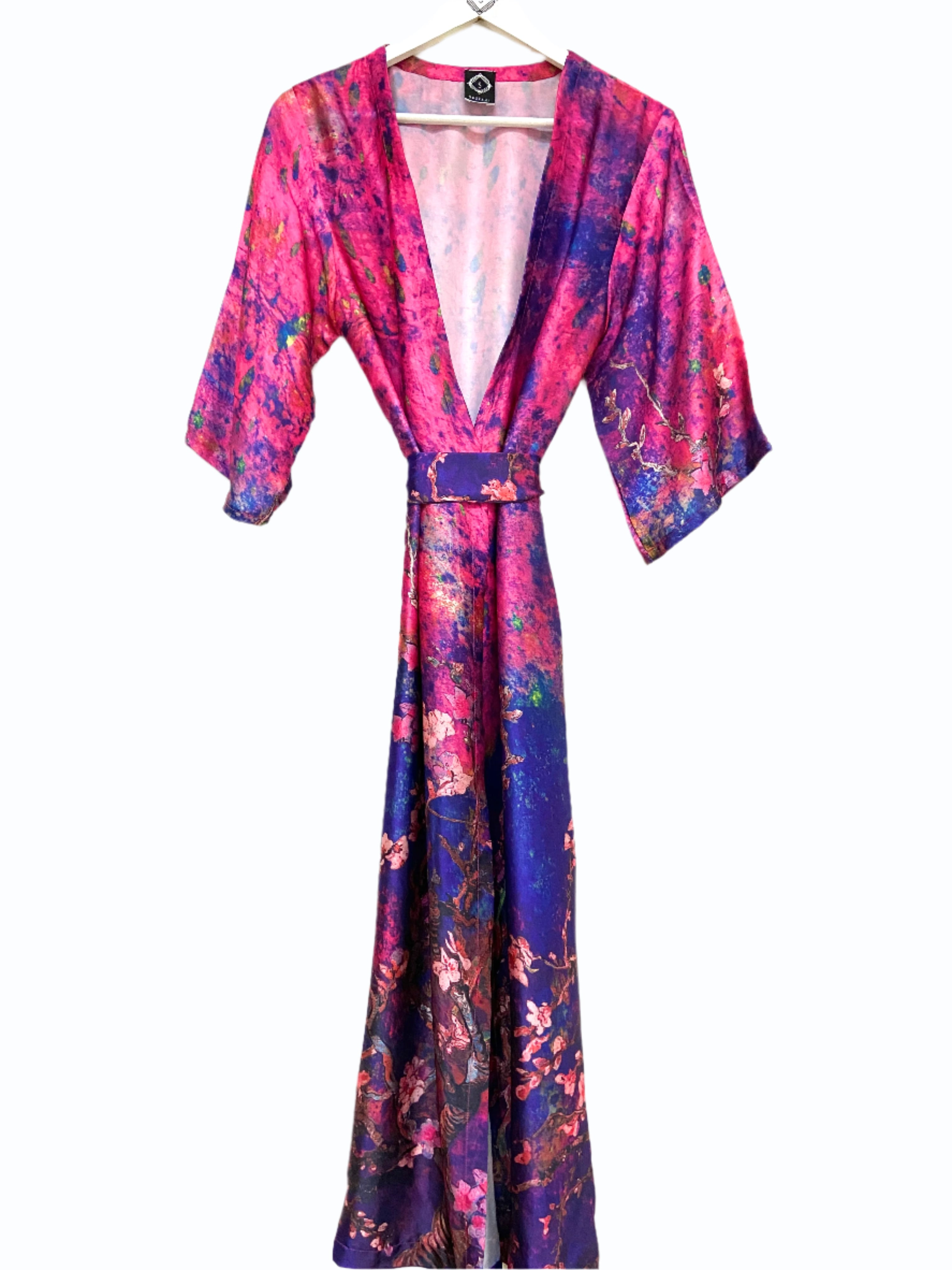 Pink and purple kimono