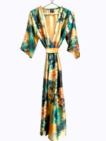Green and gold kimono