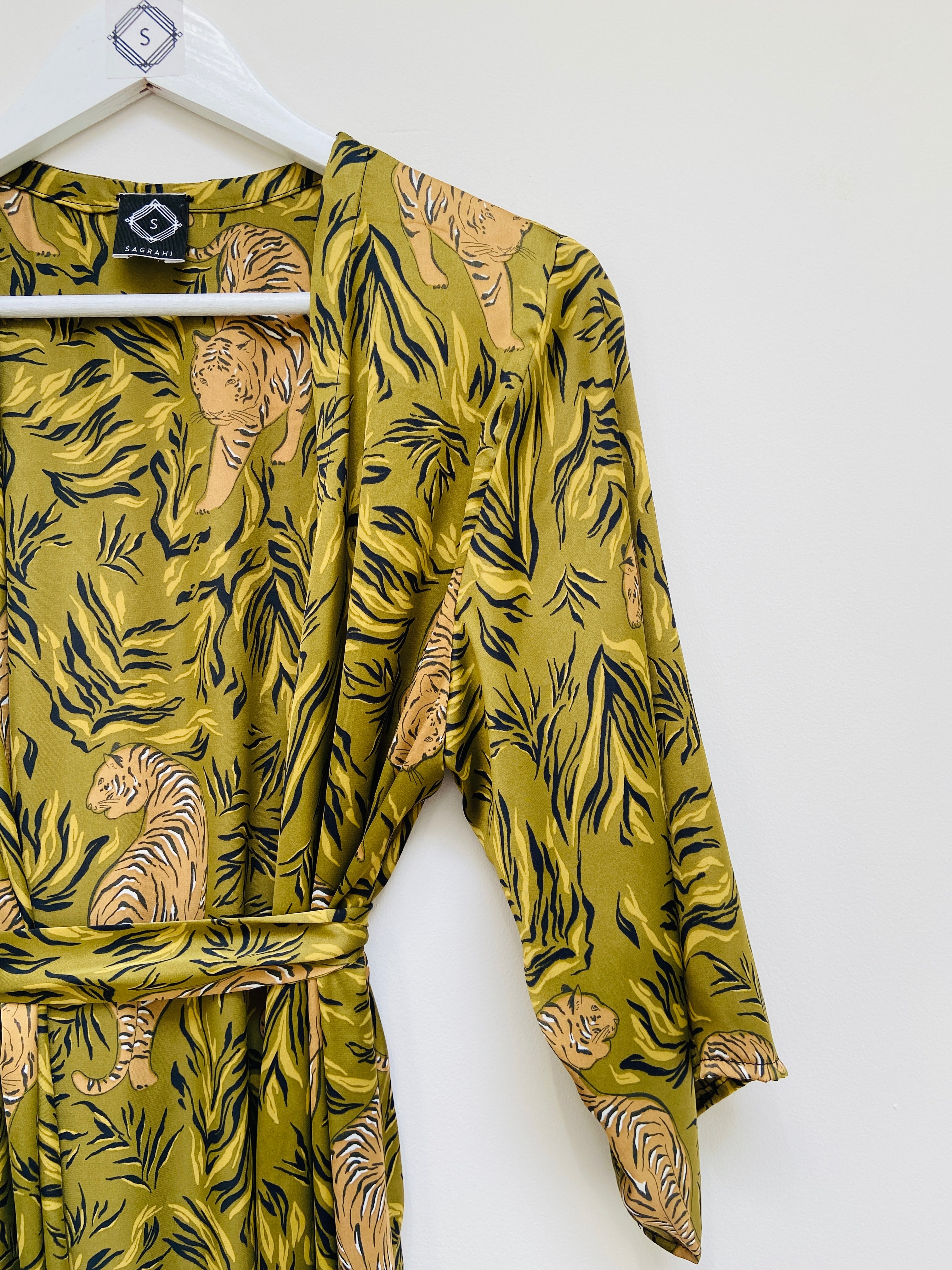 Tiger print kimono