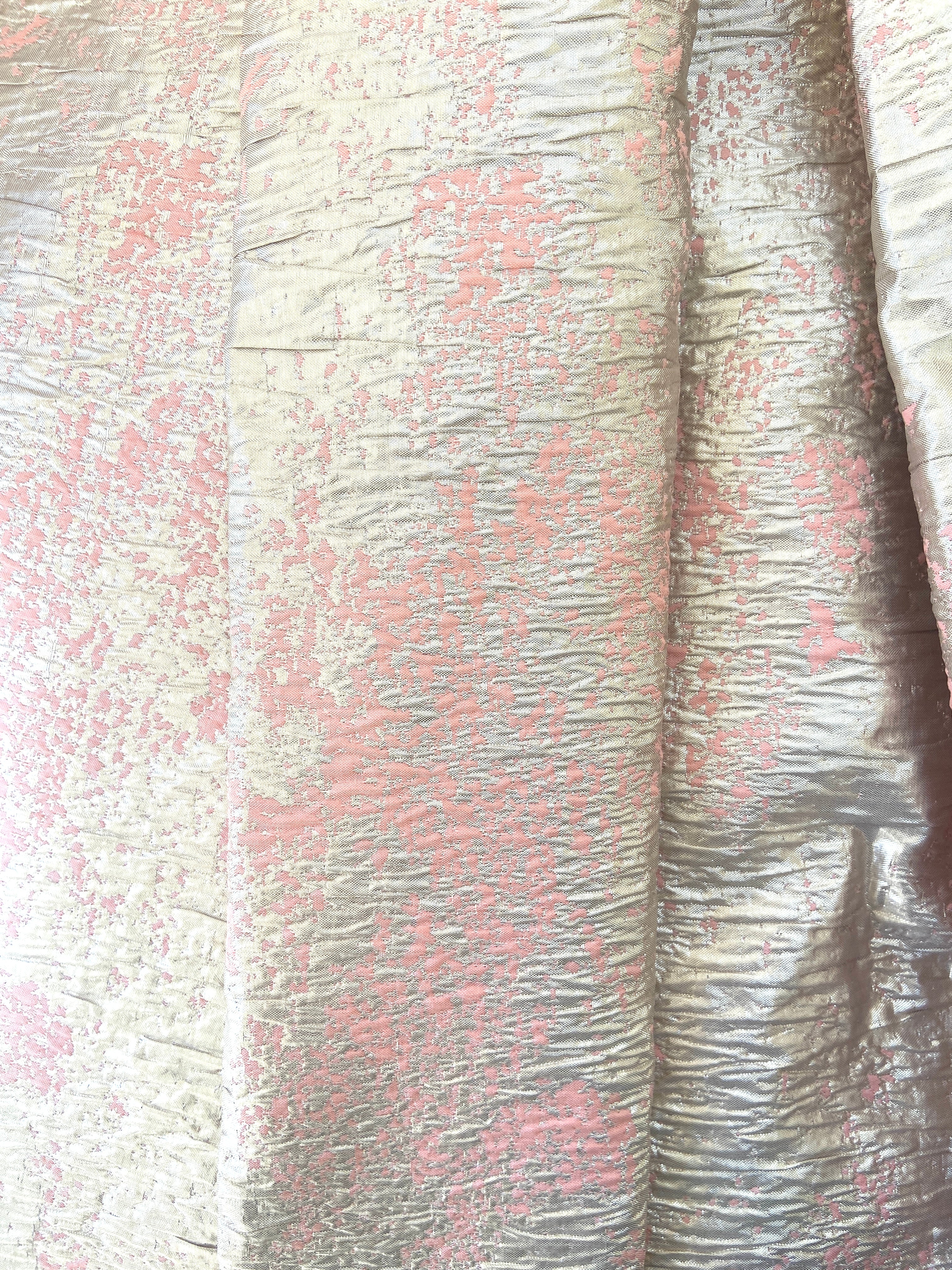 Gold and pink lehenga skirt