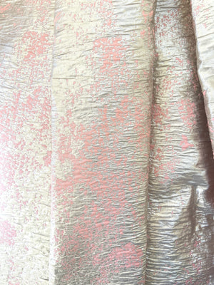 Gold and pink lehenga skirt