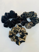 3pk Art Deco scrunchies