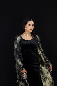 Art deco jacquard jacket.