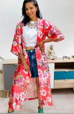 Coral Kimono