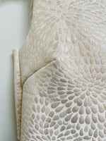 Champagne Jacquard cross back top