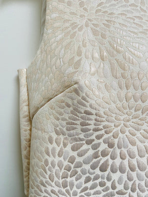 Champagne Jacquard cross back top