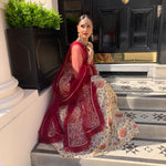 All over pleat dupatta