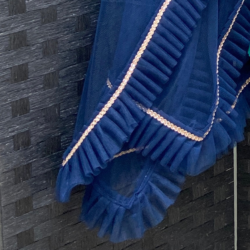 All over pleat dupatta