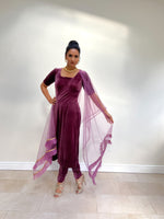 Sheena .V. Velvet Pajami suit