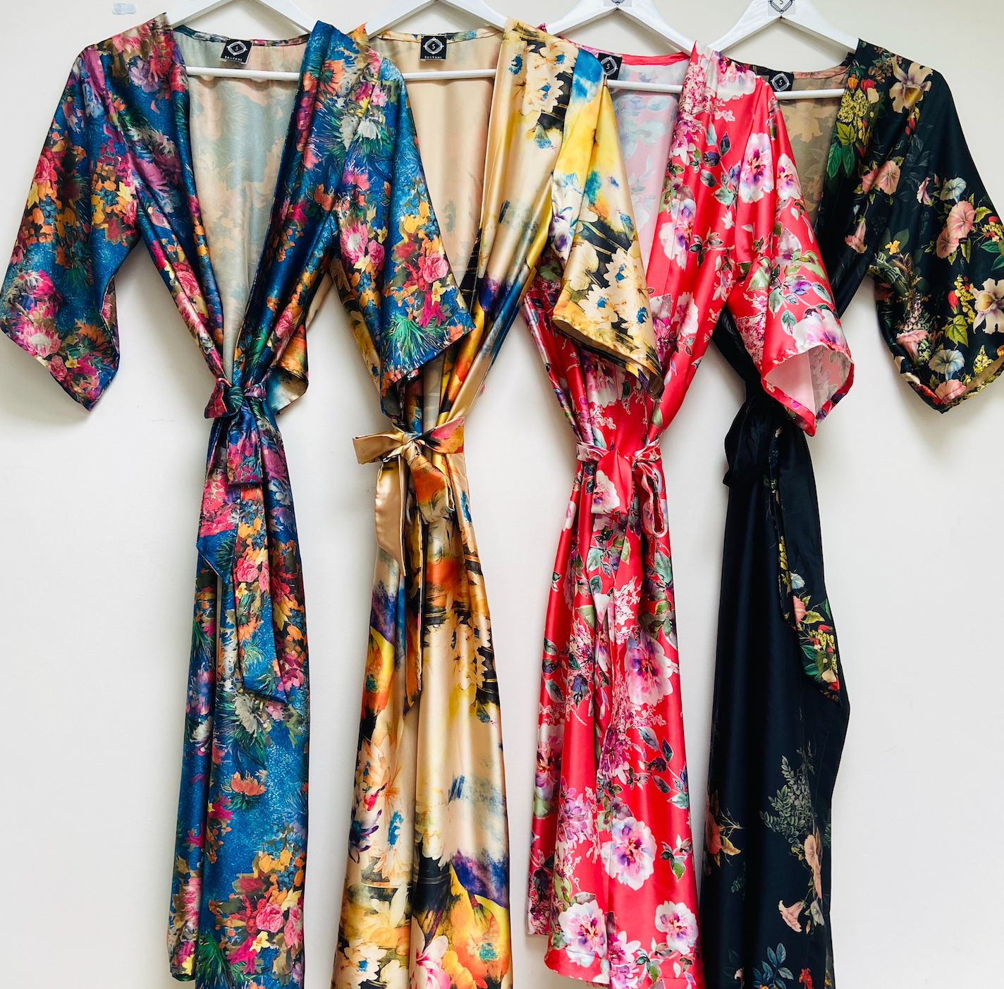 Floral scrunchies 4 pack