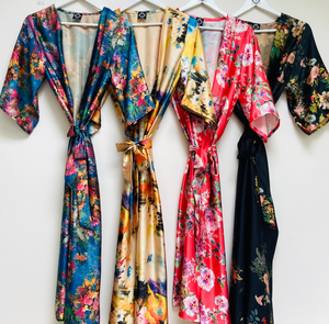 Floral scrunchies 4 pack