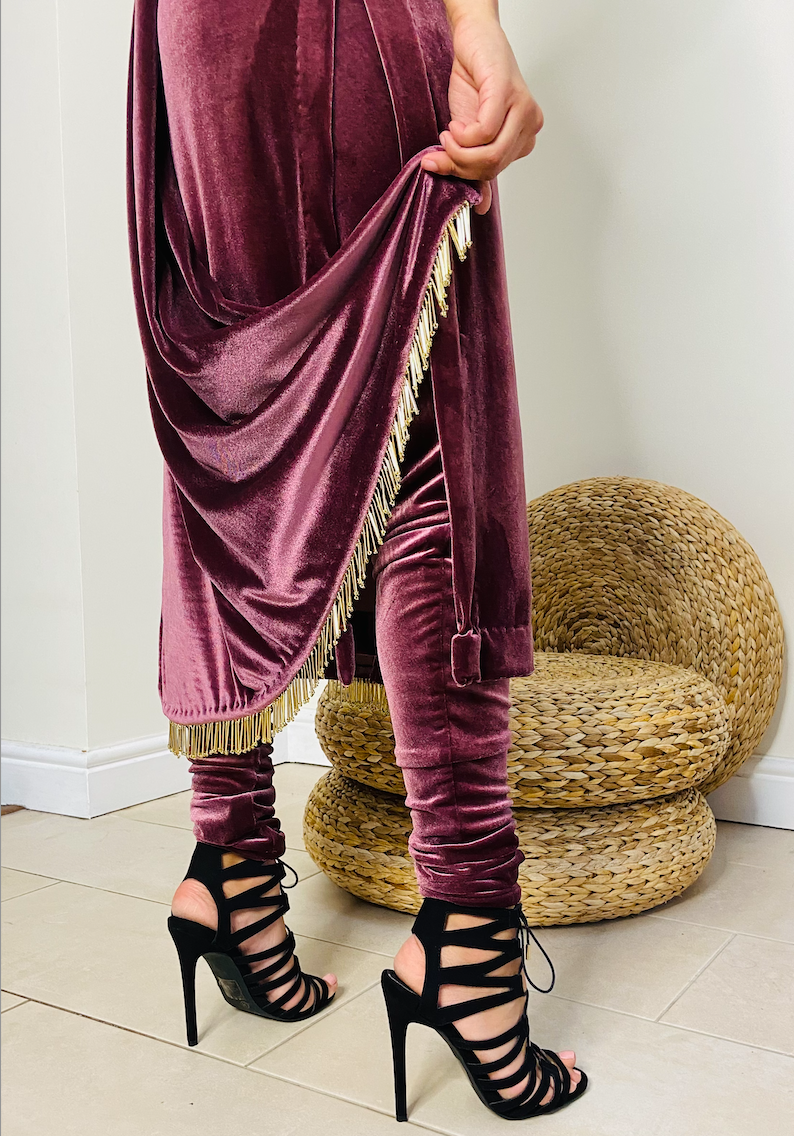 Sheena .V. Velvet Pajami suit