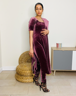 Sheena .V. Velvet Pajami suit
